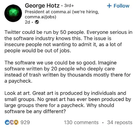Software Written by Twenty People