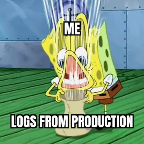Me Reading Production Logs