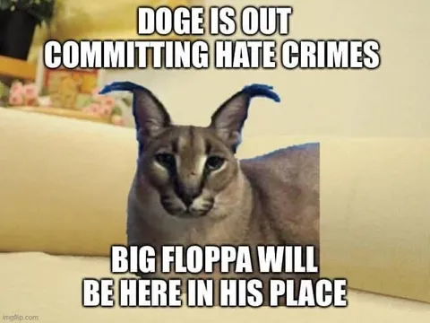 Big Floppa Replaces Doge