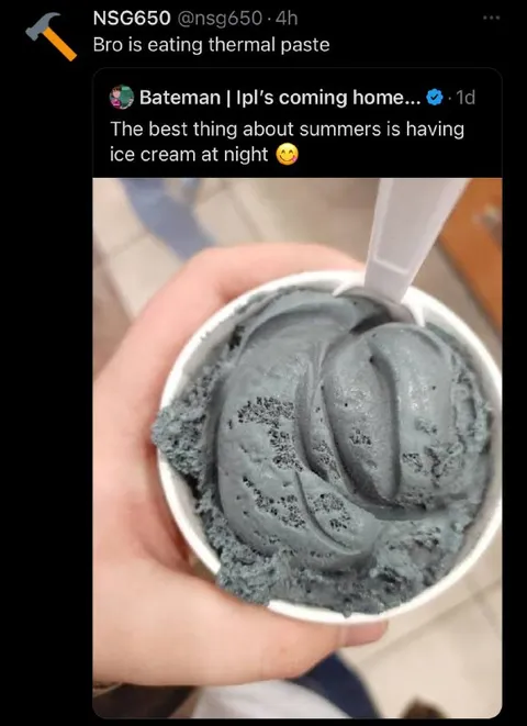 Thermal Paste Ice Cream