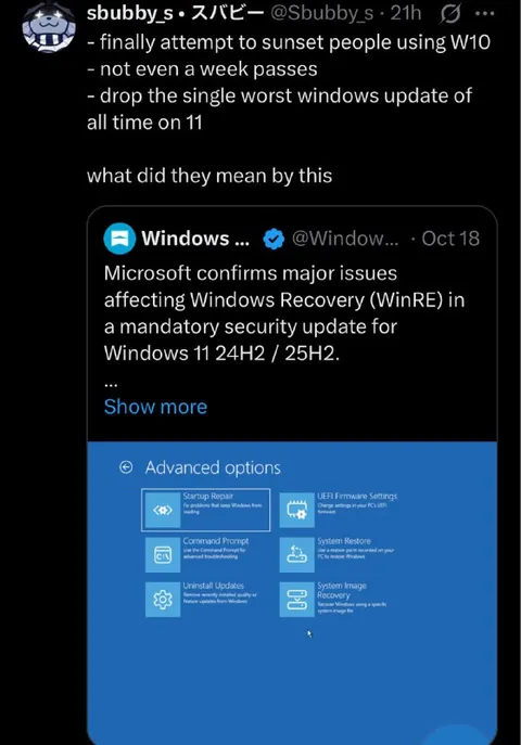 Windows 11 Worst Update