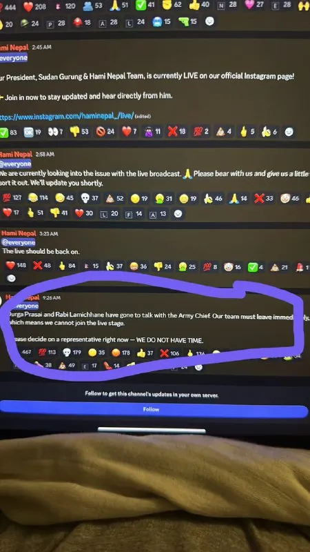 Nepal Discord Government Chaos