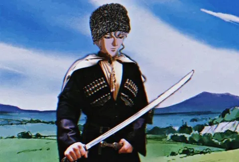 Кавказский воин с шашкой