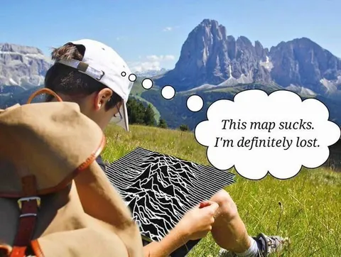 Lost Hiker With a Bad Map