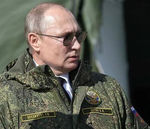 Путин в камуфляже