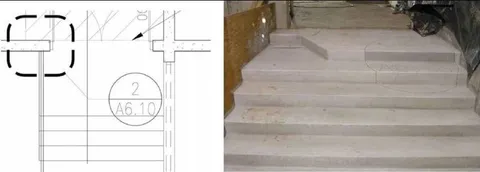 Лестница по странному чертежу