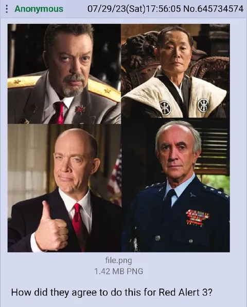 Red Alert 3 Cast Collage