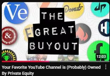 The Great YouTube Buyout