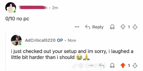 0/10 No PC Setup