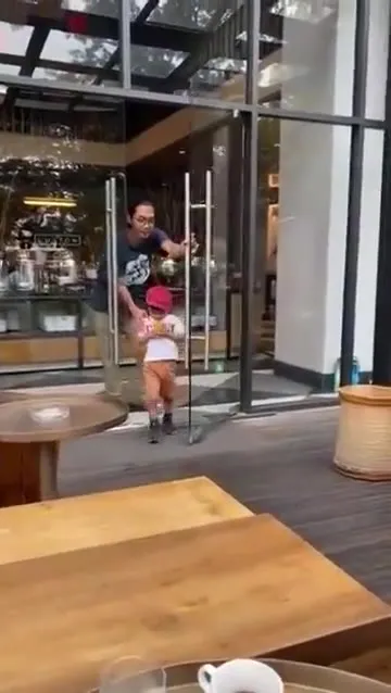 Kid Spills Juice at the Table