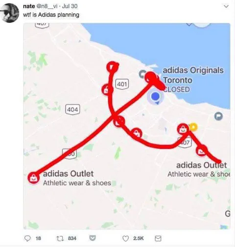 Adidas Map Route Chaos