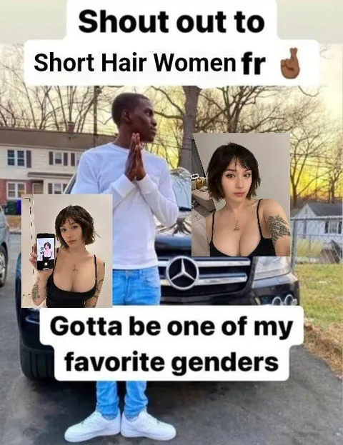 Short Hair Women Favorite Gender