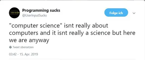 Computer Science Isn't Science