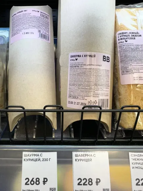 Шаурма дороже шавермы