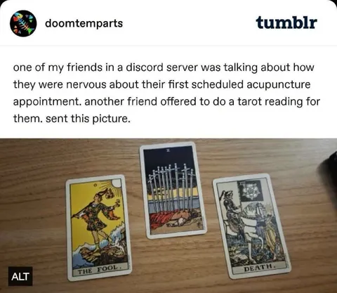 Tarot Reading for Acupuncture Anxiety