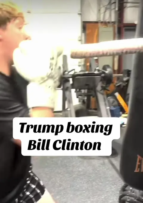 Trump Boxing Bill Clinton