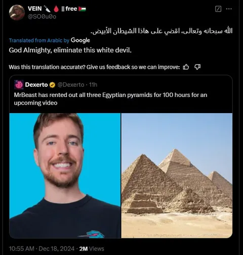 MrBeast Rents the Pyramids