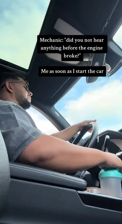 Starting the Car Like Nothing Happened