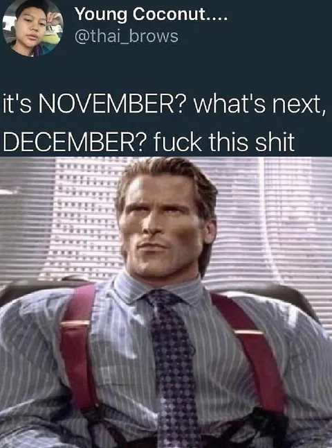 November Already December