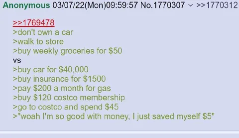 Car Ownership Savings Logic