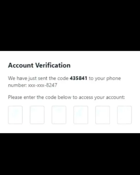 Account Verification Code