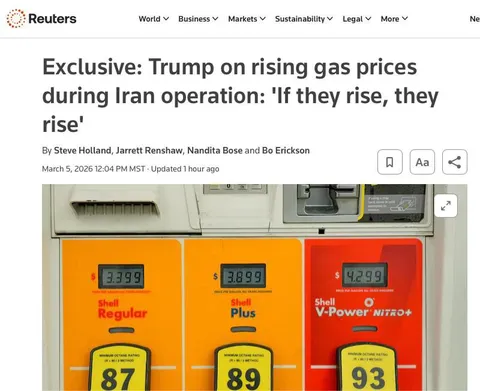 Trump on Rising Gas Prices