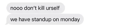 Standup on Monday