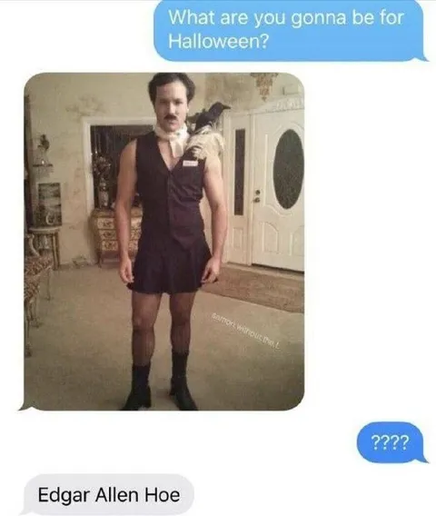 Edgar Allen Hoe Costume