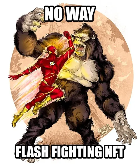 Flash Fighting an NFT