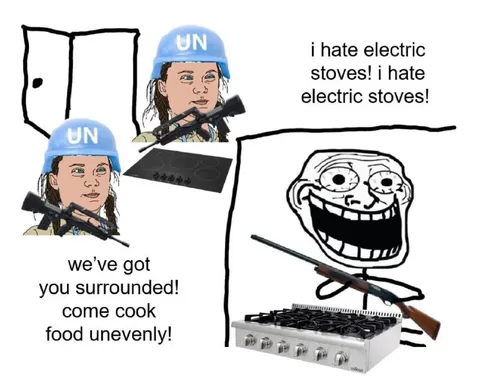 UN Surrounds Electric Stove