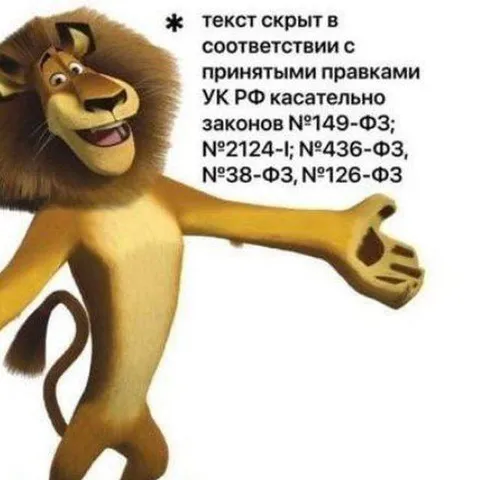 Текст скрыт в соответствии с законами