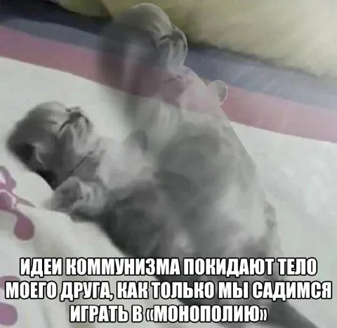 Идеи коммунизма покидают тело друга