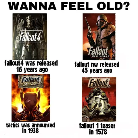 Fallout Games Make You Feel Old
