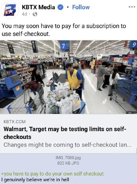 Paying for Self-Checkout