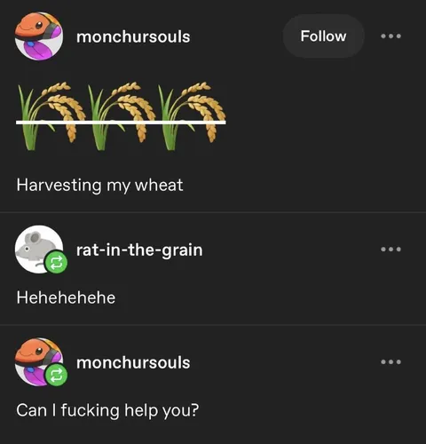 Harvesting My Wheat