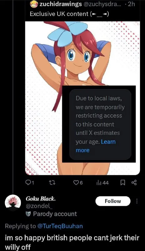 Exclusive UK Content Blocked