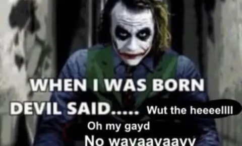 When the Devil Saw the Joker