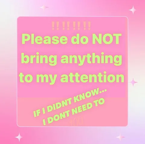 Please Do Not Bring Anything