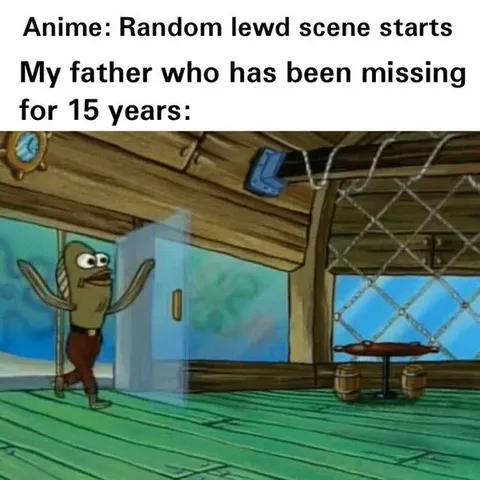 Father Returns for Lewd Anime Scene