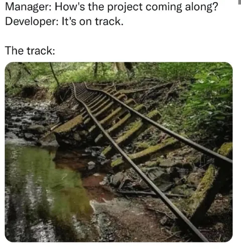 The Project Is On Track