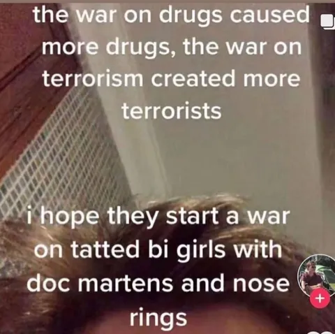War on Tattooed Bi Girls