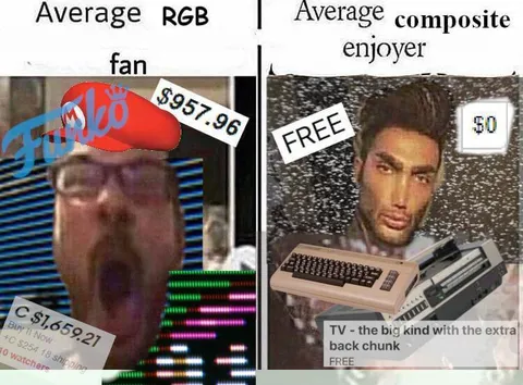 Average RGB Fan vs Composite Enjoyer