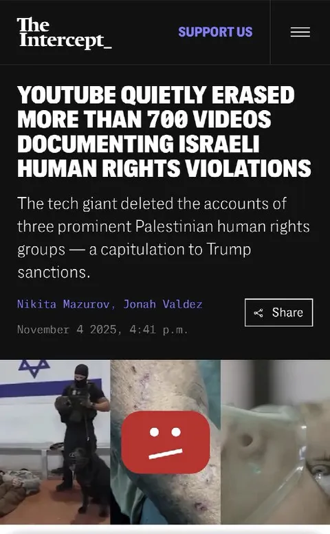 YouTube Quietly Erased 700 Videos
