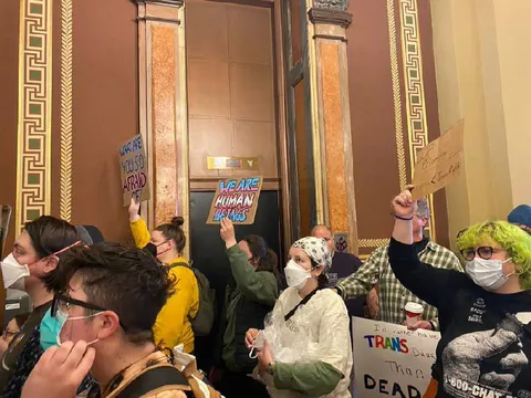 We Are Human Beings Protest