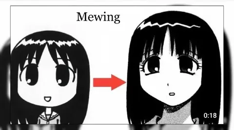 Anime Girl Mewing Transformation