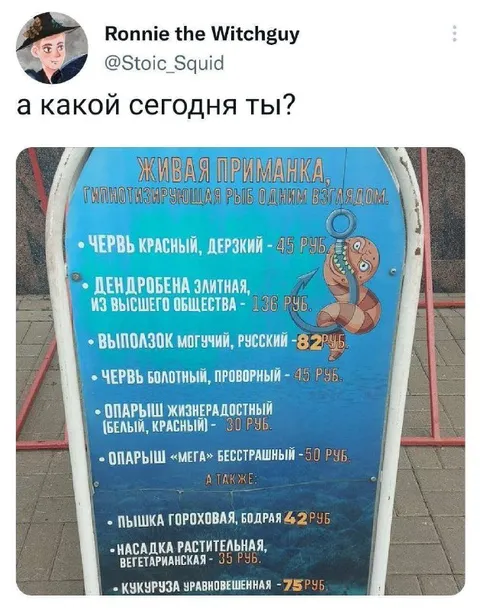 Какой ты сегодня червь