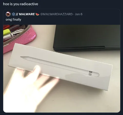 Radioactive Apple Pencil