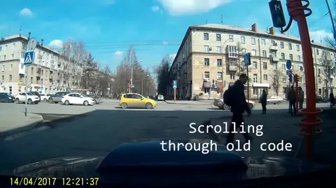 Scrolling Through Old Code