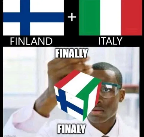 Finland Italy Finally Cube