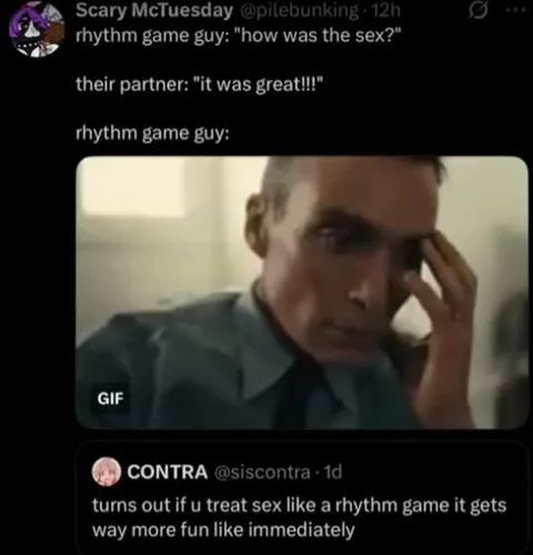 Rhythm Game Guy Sex Reaction